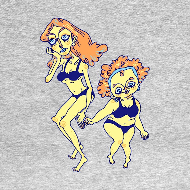 Ginger Gals by Markie Moo Art